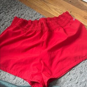 Champion Women's Athletic Red Shorts